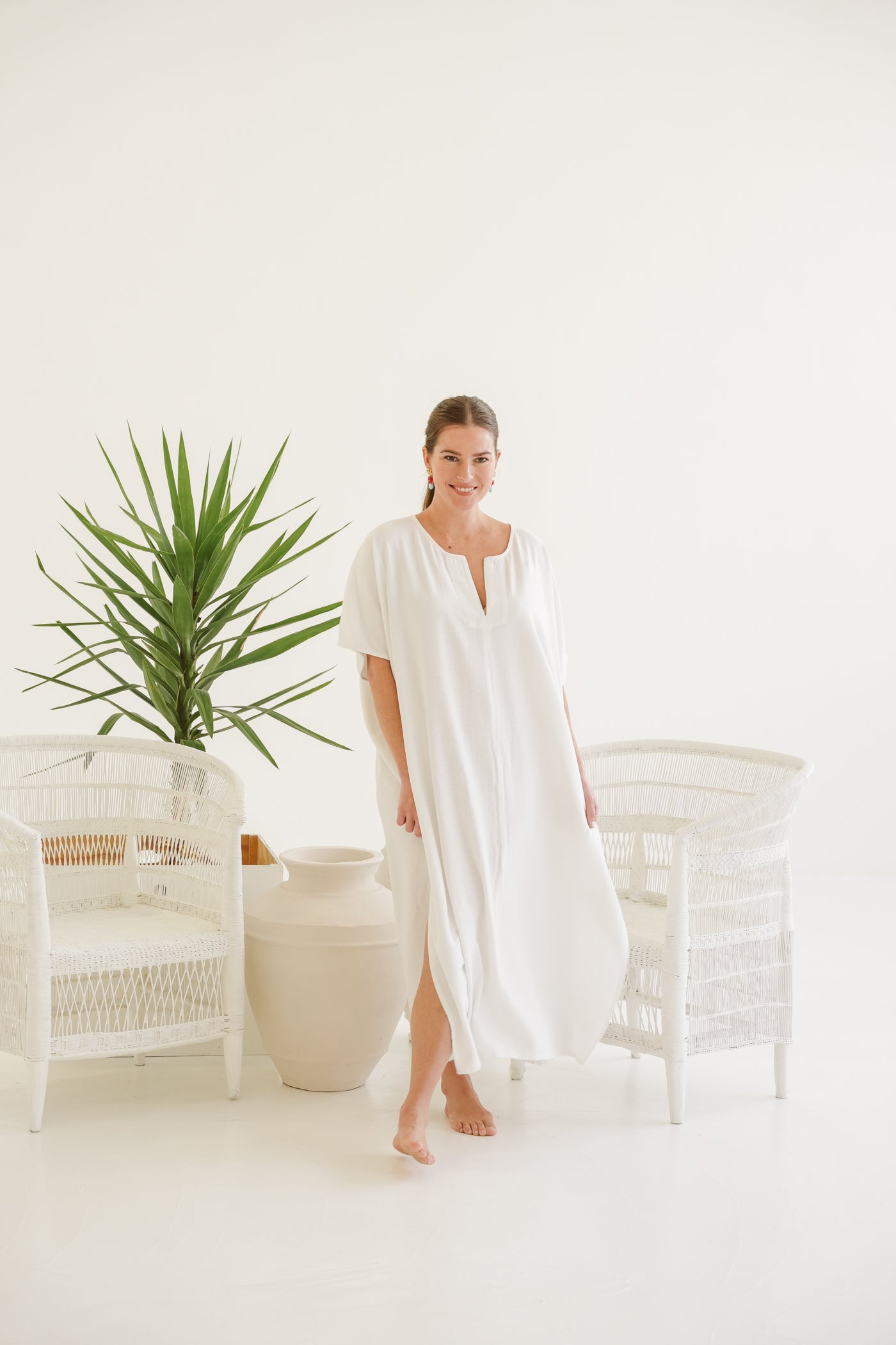 Oceanne Linen Kaftan