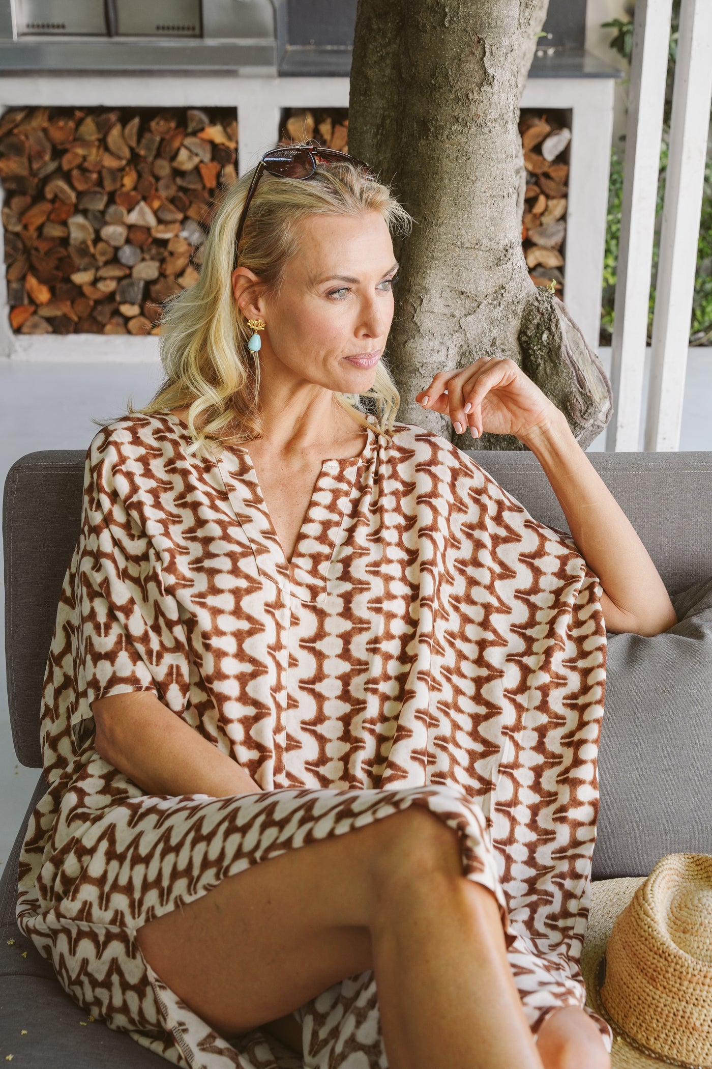 Oceanne Rayon Kaftan