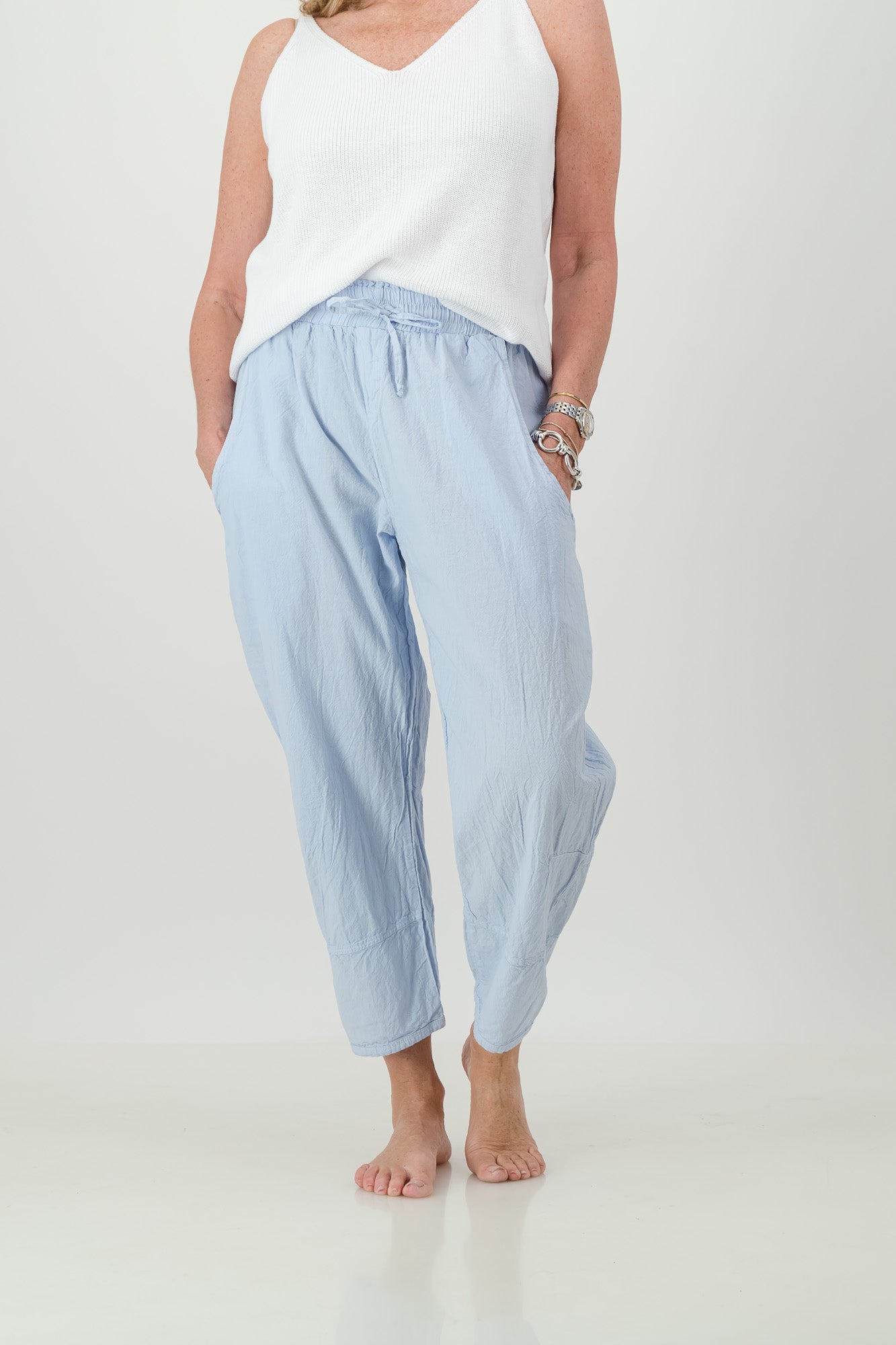 Cove Cotton Barrel Pants