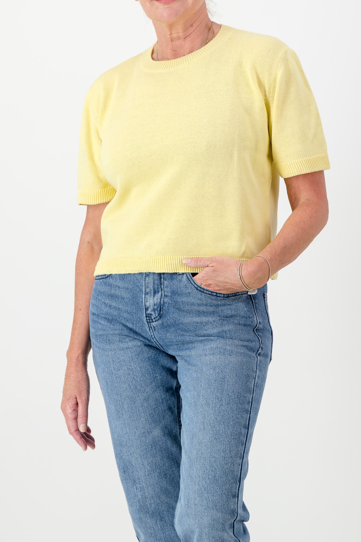 Marina Cotton Knit T-Shirt